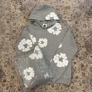 Grey Denim Tears Hoodie